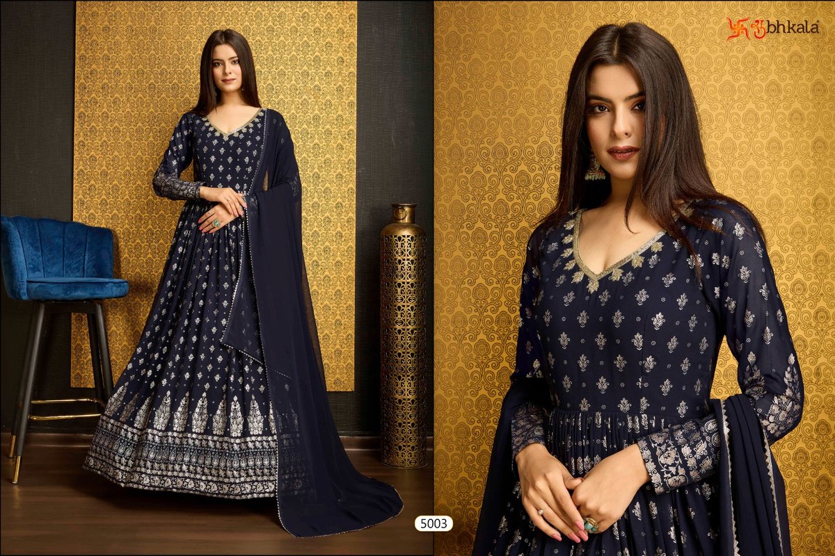 SHUBHKALA FLORY VOL-44 5001 TO 5005 3