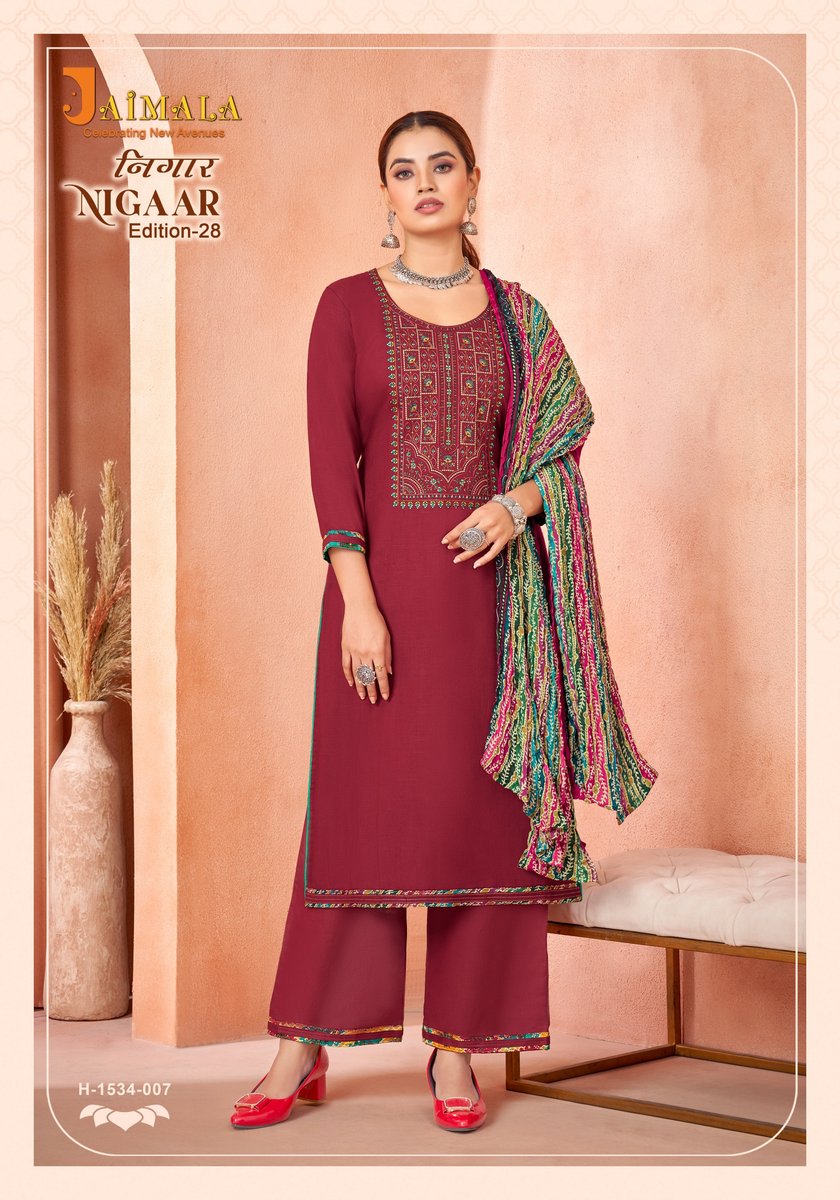 ALOK SUIT JAIMALA NIGAAR - 28 H-1534-001 TO H-1534-008 7