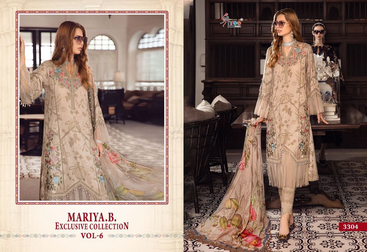 SHREE FAB MARIA B EXCLUSIVE COLLECTION VOL-06 SERIES 3298 TO 3305 7