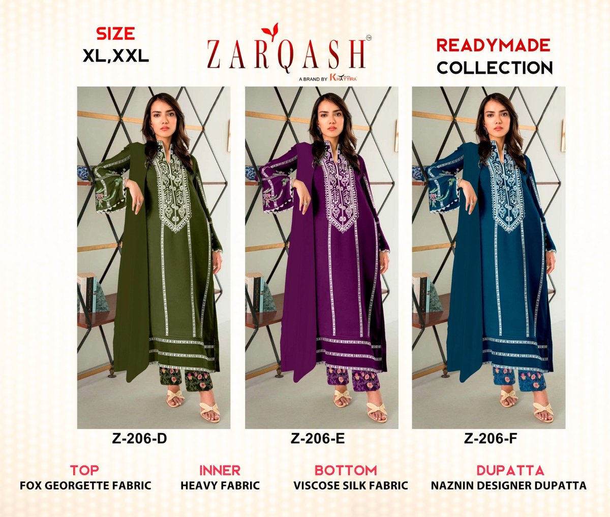 ZARQASH Z206-D TO Z206-F 4