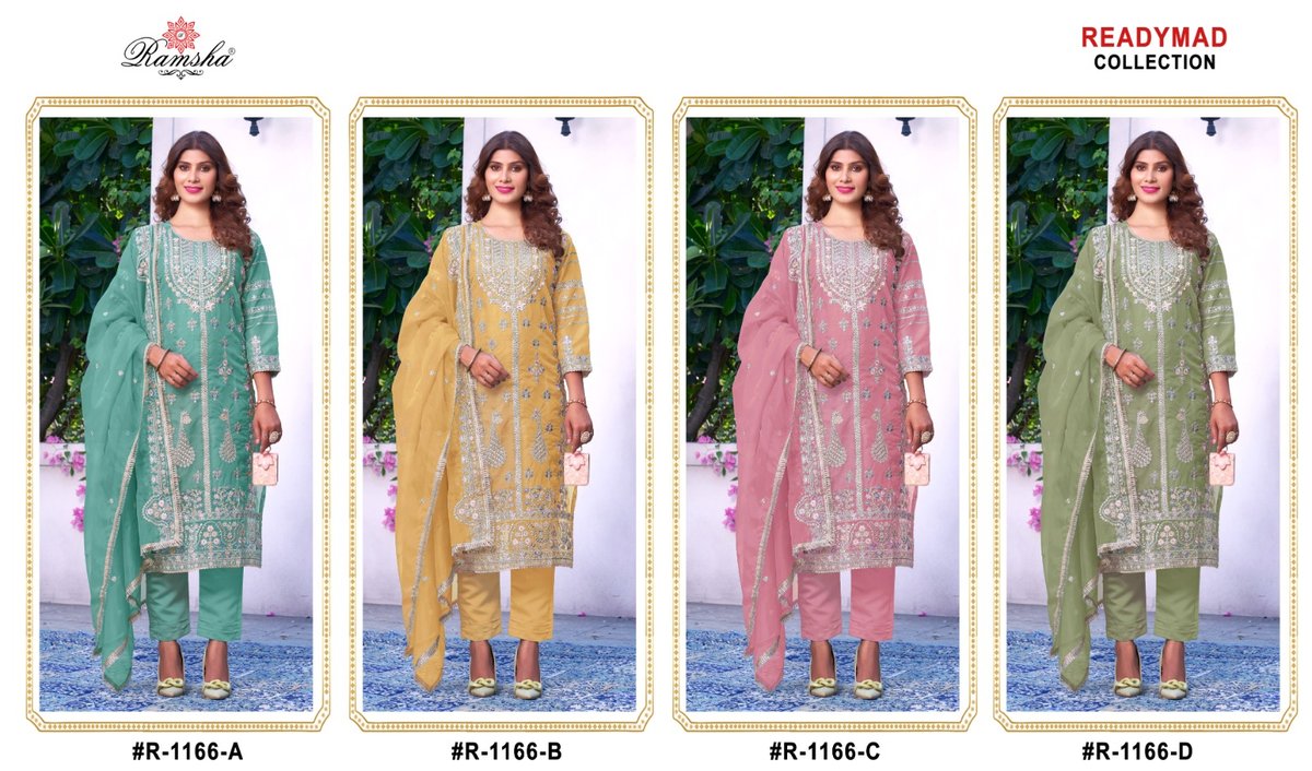 RAMSHA READYMADE R-1166-A TO R-1166-D 5