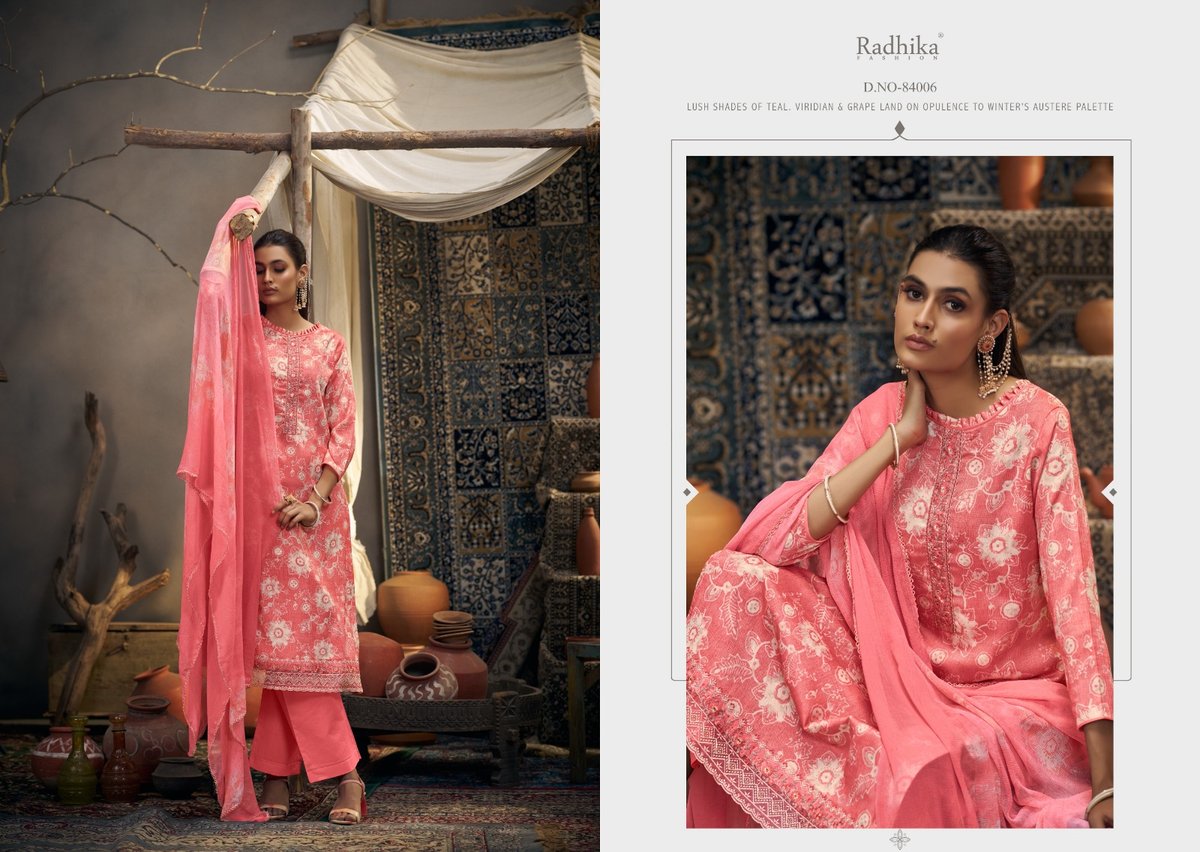 RADHIKA FASHION AZARA NAIRA-3 84001 TO 84006 6
