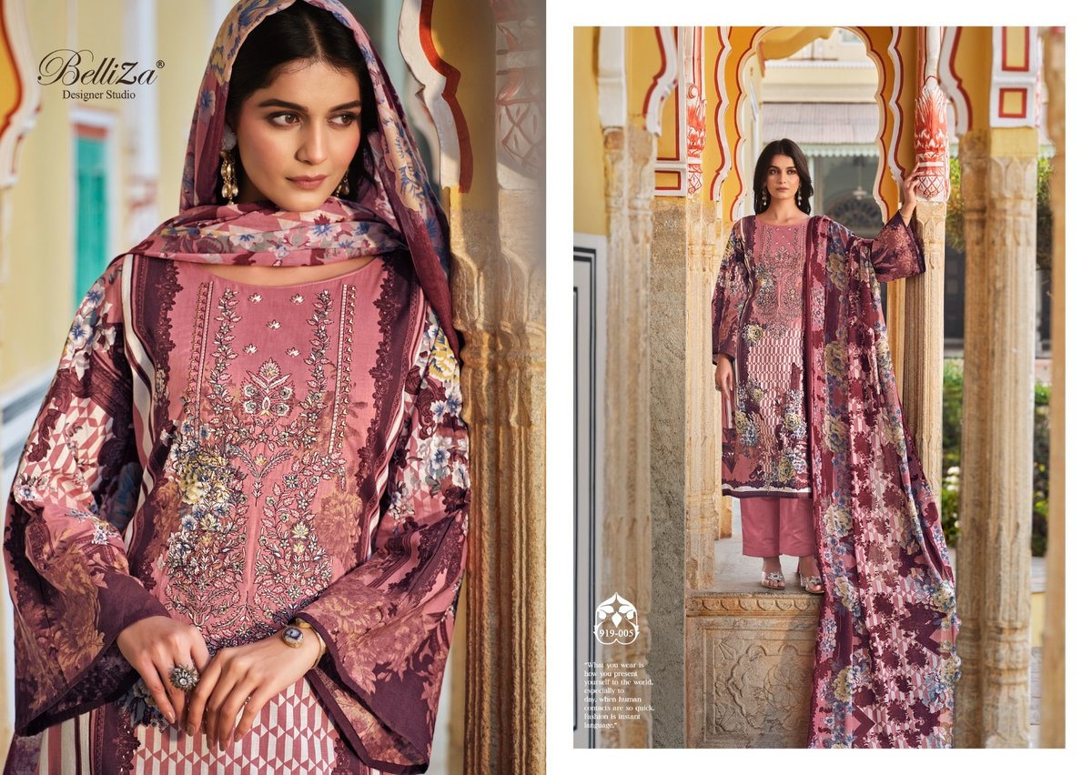 BELLIZA DESIGNER NAIRA VOL-52 919-001 TO 919-008 5