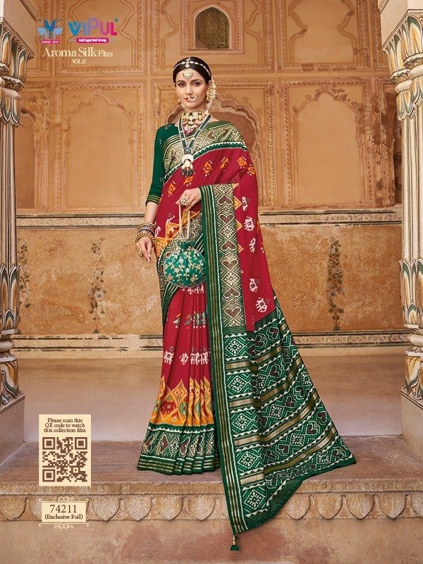 Vipul Fashion Aroma Silk Plus Vol-2 74205-74216 Series 7