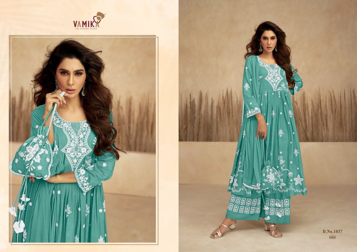 Vamika Fashion Lakhnavi Vol-7 1037-1042 Series 1