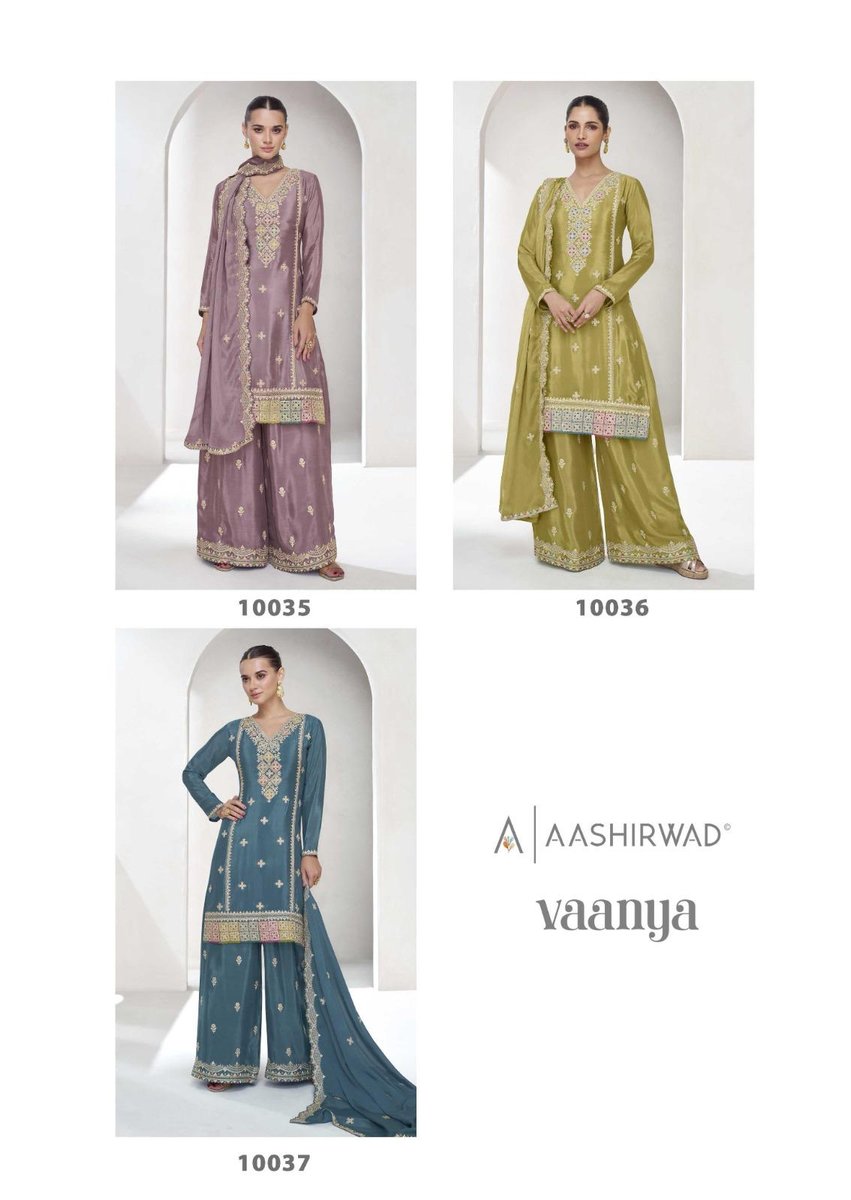 AASHIRWAD CREATION VAANYA 10035-10037 4