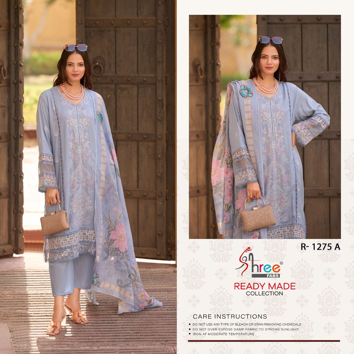 SHREE FAB READY MADE COLLECTION R-1275-A TO R-1275-D 1