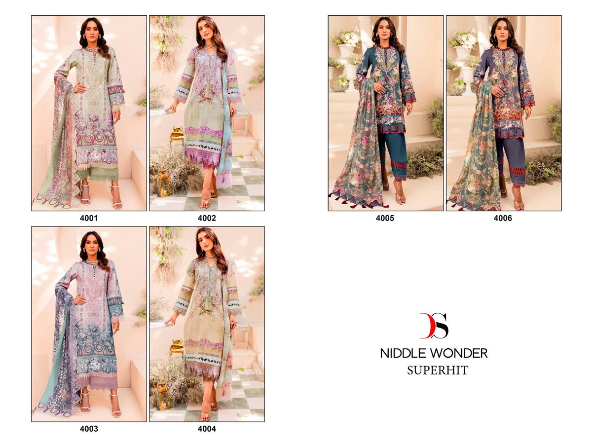 DEEPSY SUITS NIDDLE WONDER 4001 TO 4006 7