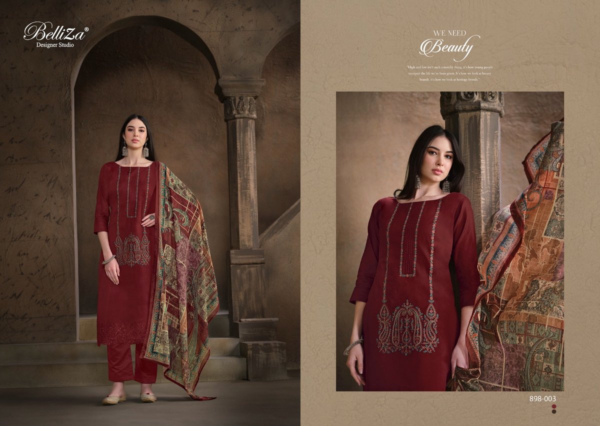 BELLIZA DESIGNER JASHN E ISHQ VOL-4 898-001 TO 898-008 3