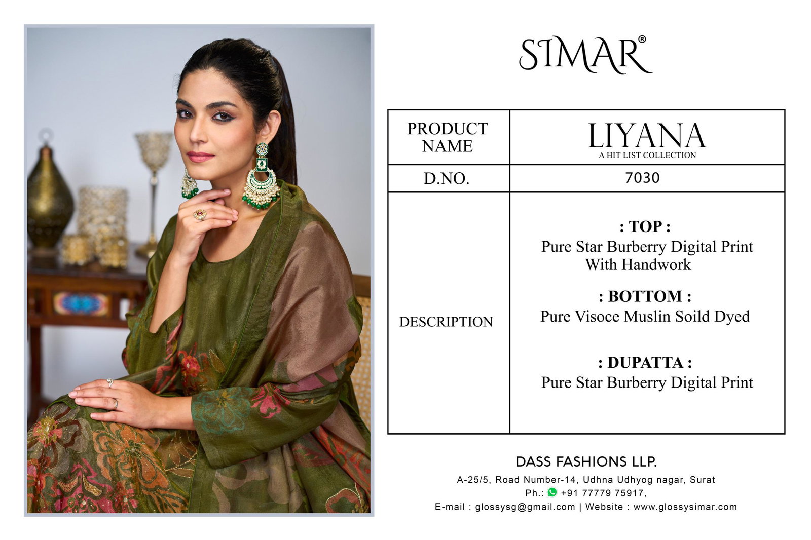 GLOSSY SIMAR LIYANA SERIES 7030A TO 7030D 2
