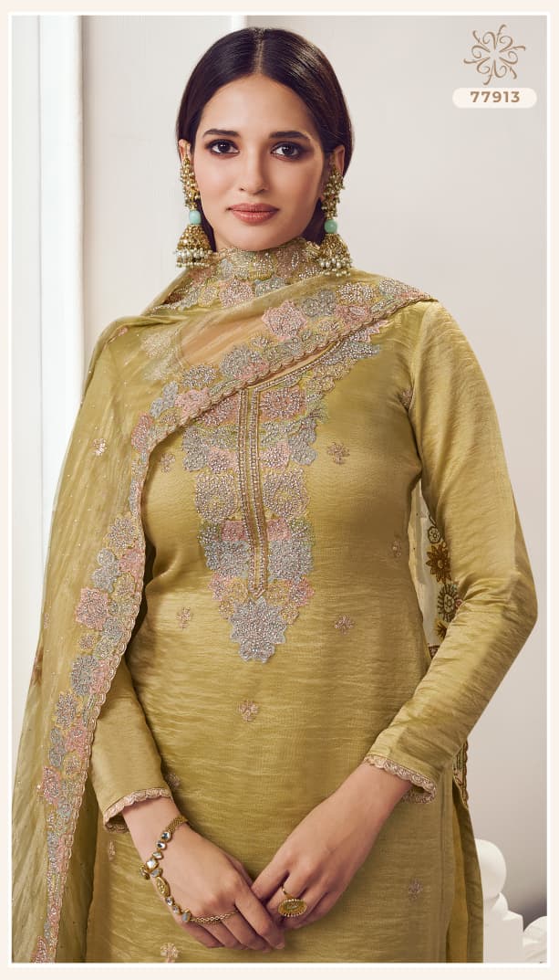 VINAY FASHION KULEESH POSHAK SERIES 77911 TO 77914 9