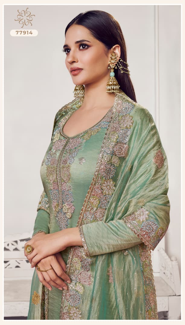 VINAY FASHION KULEESH POSHAK SERIES 77911 TO 77914 8