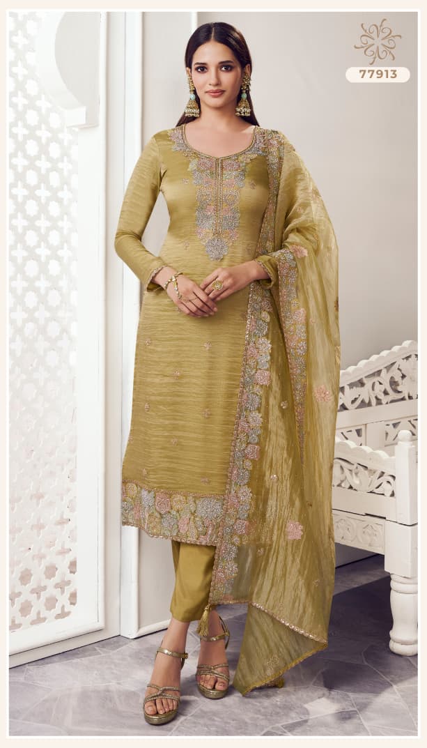 VINAY FASHION KULEESH POSHAK SERIES 77911 TO 77914 4