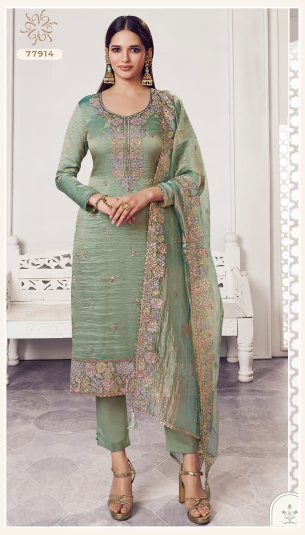 VINAY FASHION KULEESH POSHAK SERIES 77911 TO 77914 1