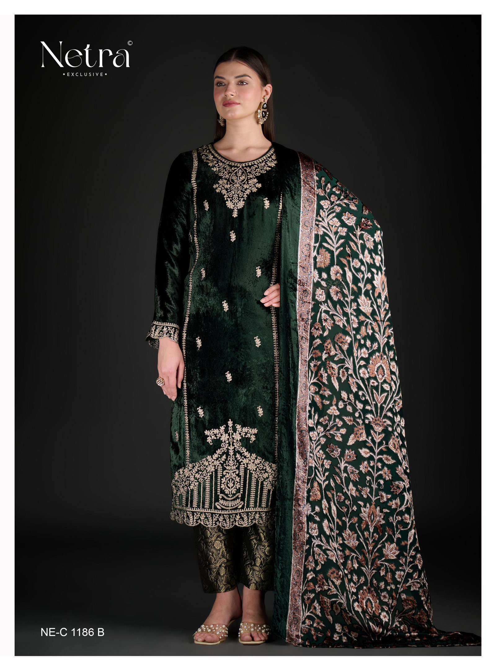NETRA EXCLUSIVE TASHWIK SERIES 1186A TO 1186D 6