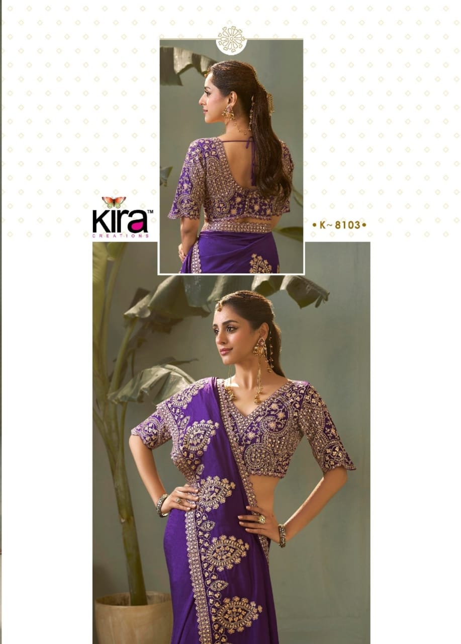 KIRA KASVA SILK 8101 To 8106 SIRISE 8