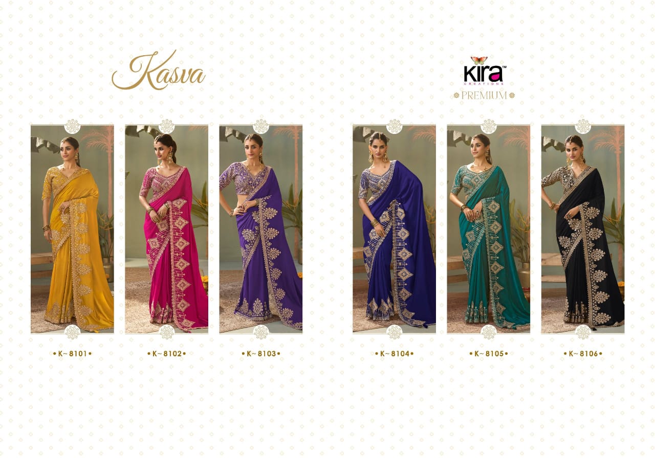 KIRA KASVA SILK 8101 To 8106 SIRISE 20
