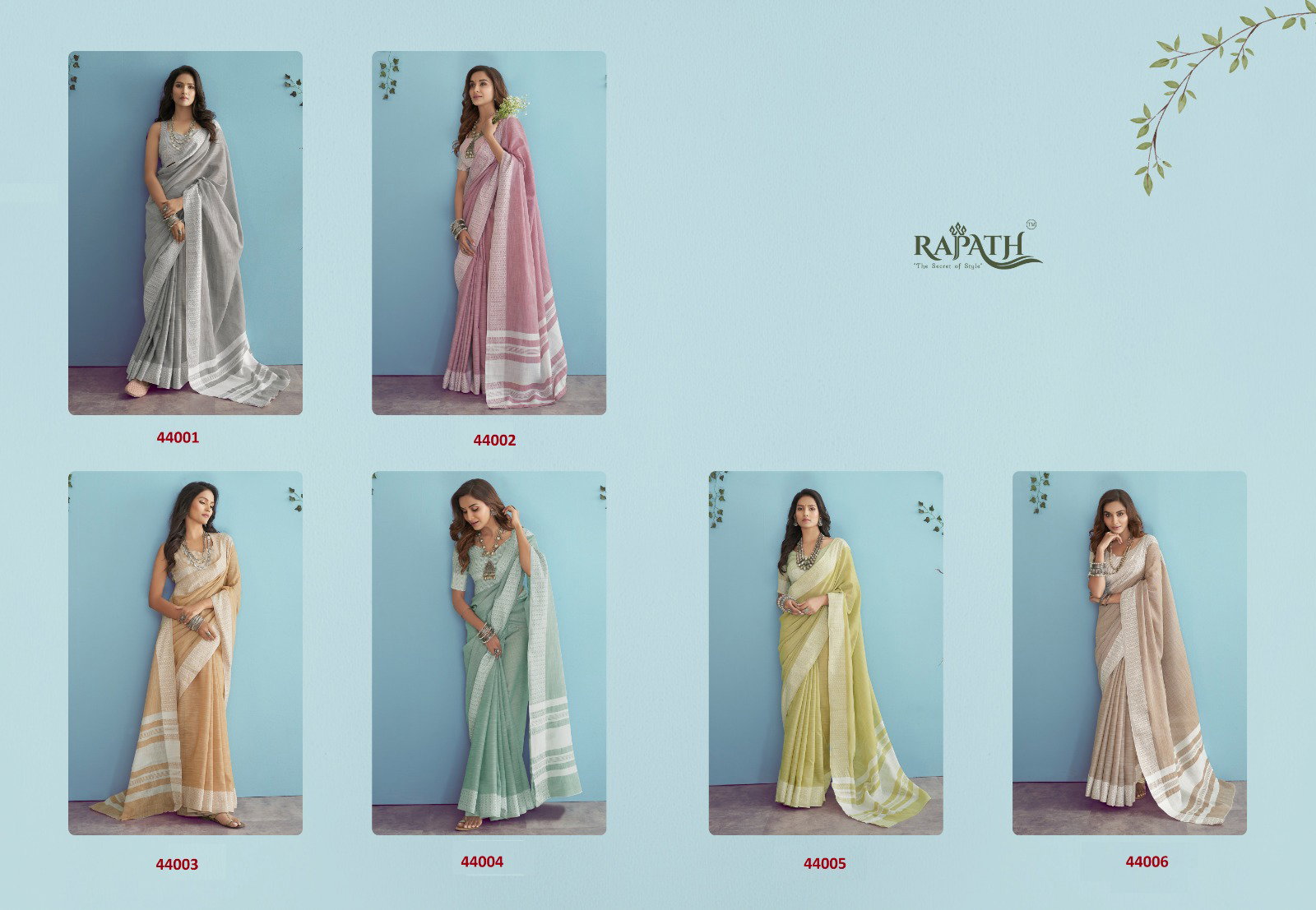 RAJPATH FABRICS-AARZOO SERIES 44001 TO 44006 3