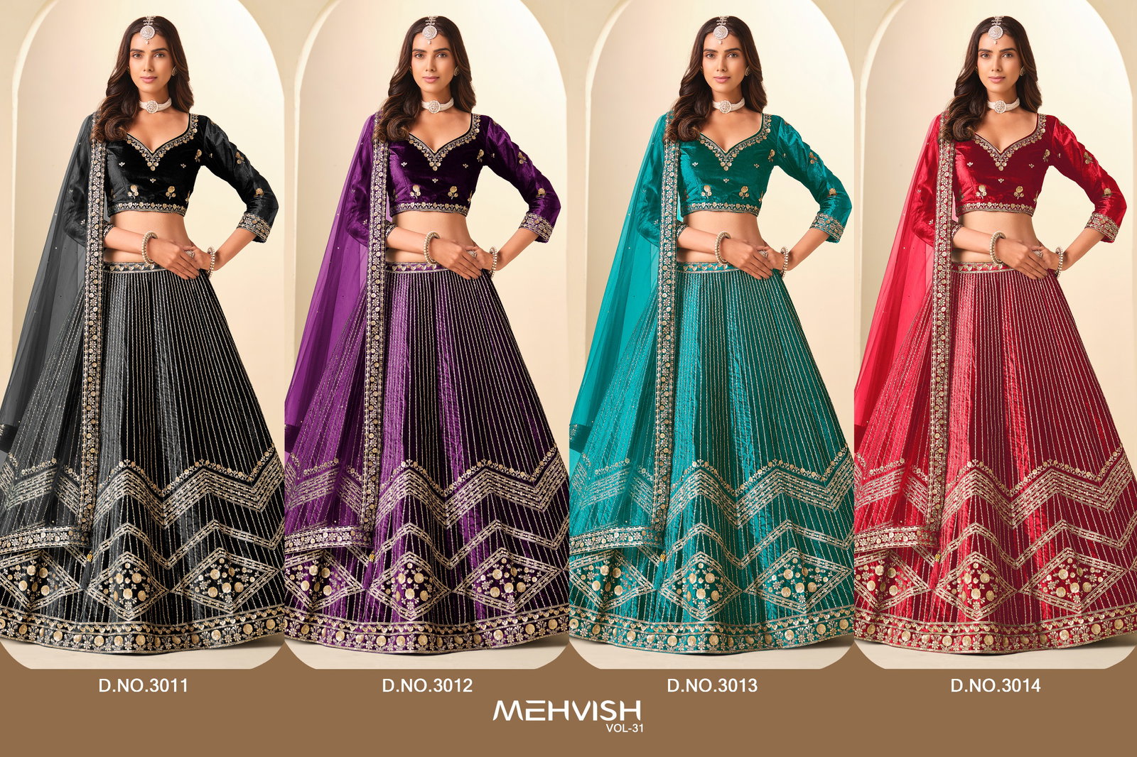 DANI FASHION MEHVISH VOL-31 SERIES 3111 TO 3104 6
