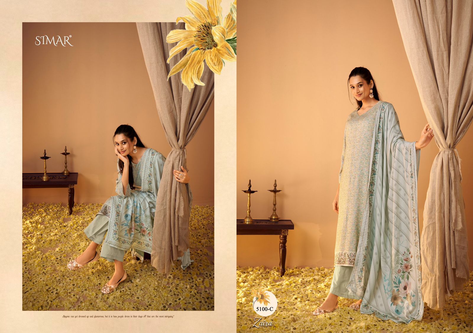 GLOSSY SIMAR ZAIRA SERIES 5100A TO 5100D 6