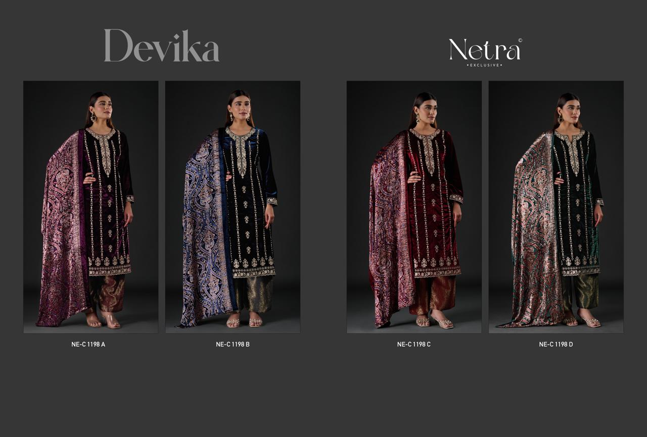 NETRA EXCLUSIVE DEVIKA SERIES 1198A TO 1198D 2
