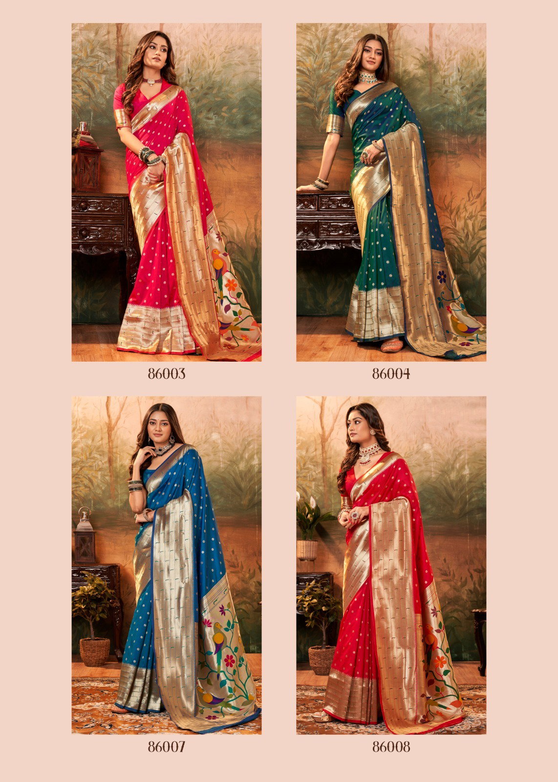 RAJPATH PAVITRA PAITHANI SERIES 86001 TO 86008 6