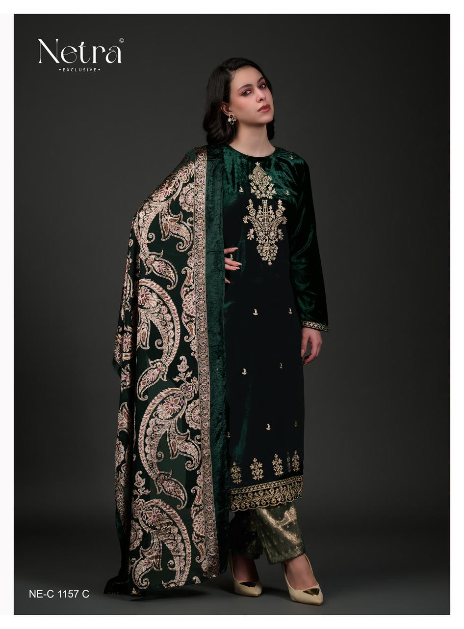 NETRA EXCLUSIVE LAVANYA SERIES 1157 A TO 1157 D 12