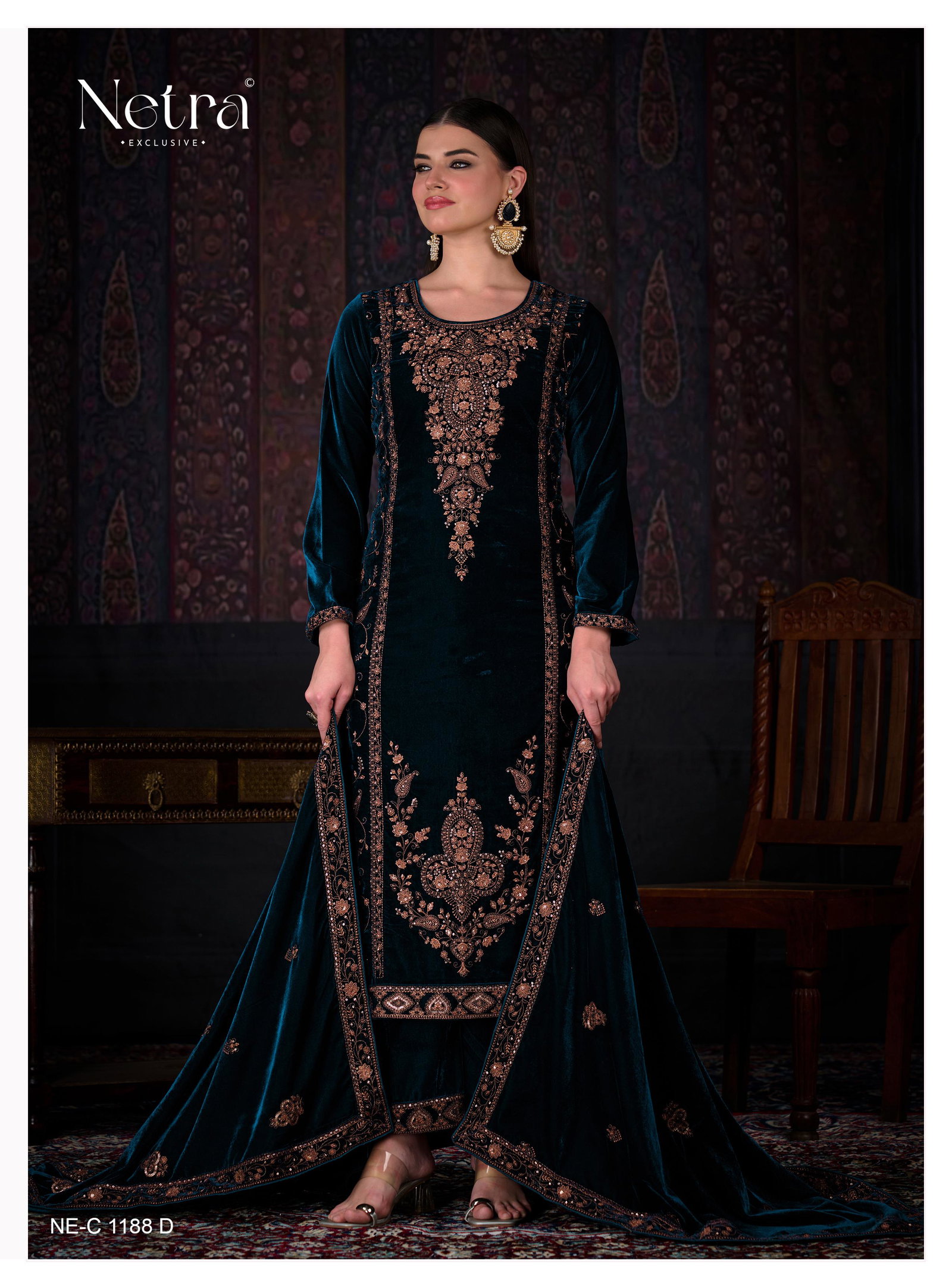 NETRA EXCLUSIVE ZAINA SERIES 1188A TO 1188D 12
