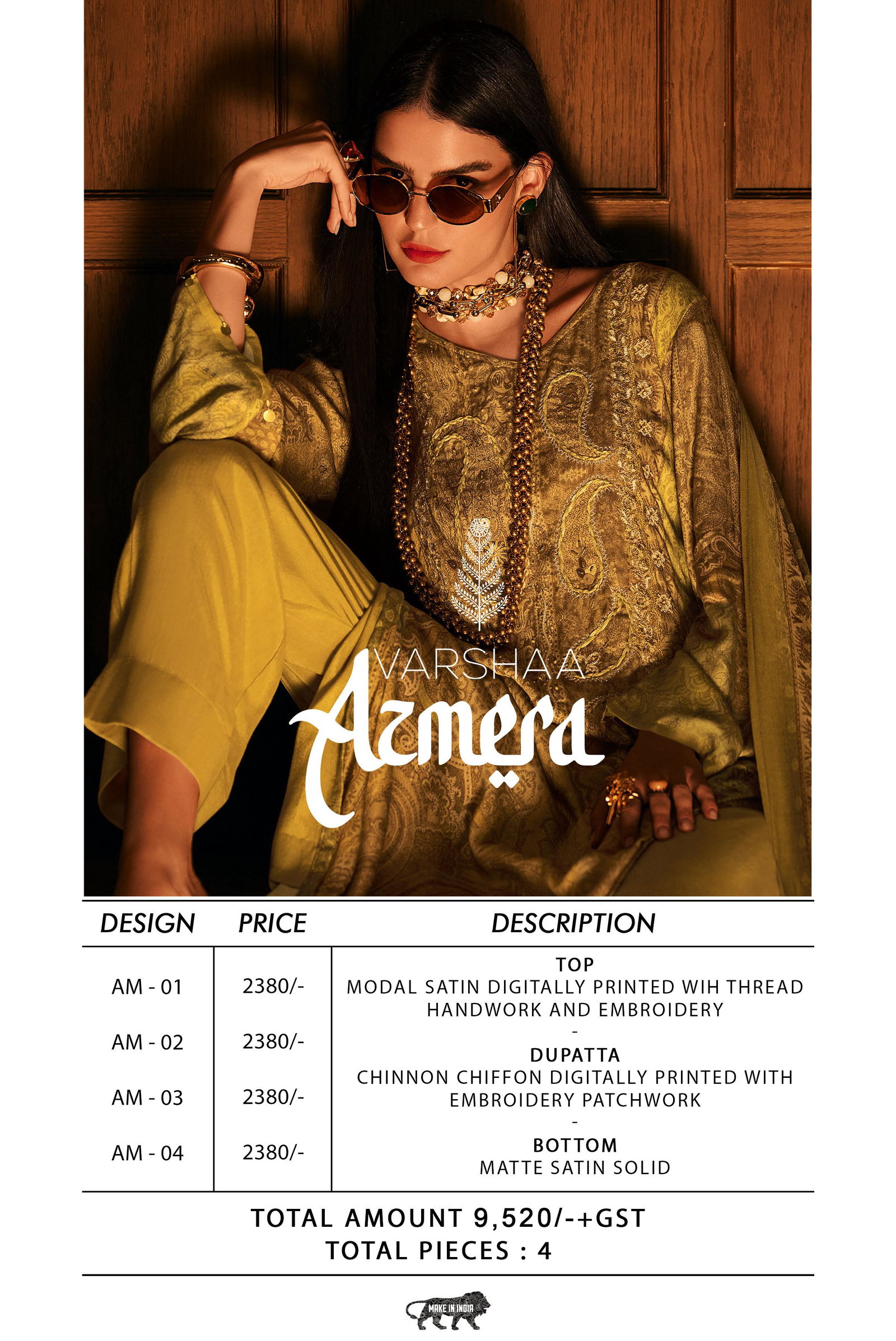 VARSHA AZMERA AM -01 TO 04 SERIES 8