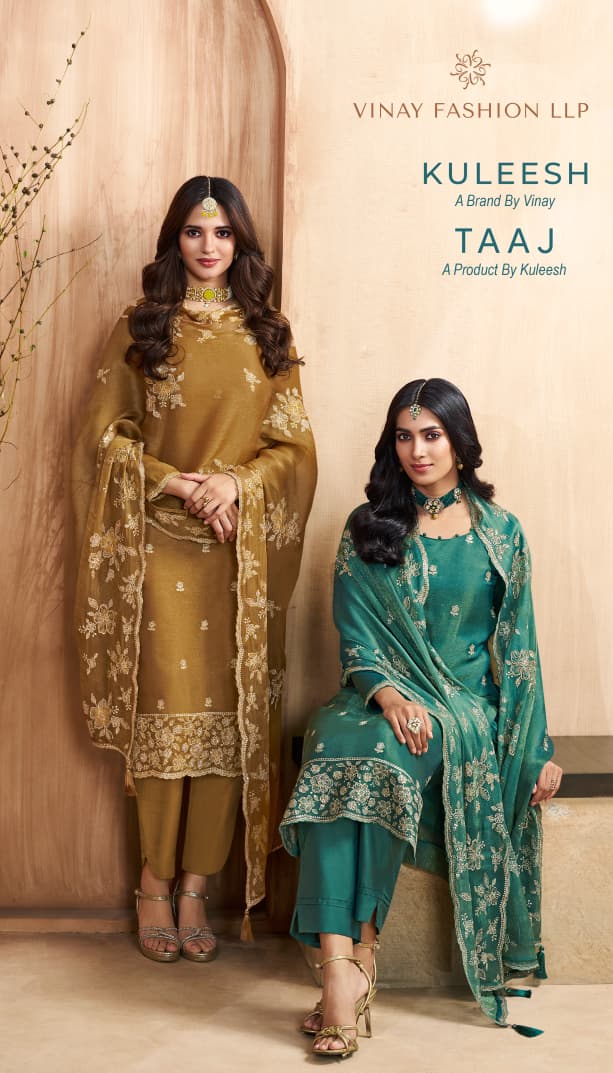 VINAY FASHION KULEESH TAAJ SERIES 77461 TO 77464 11