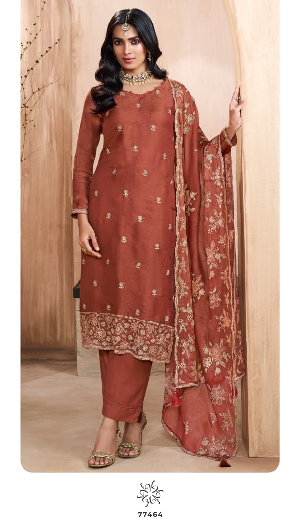 VINAY FASHION KULEESH TAAJ SERIES 77461 TO 77464 10