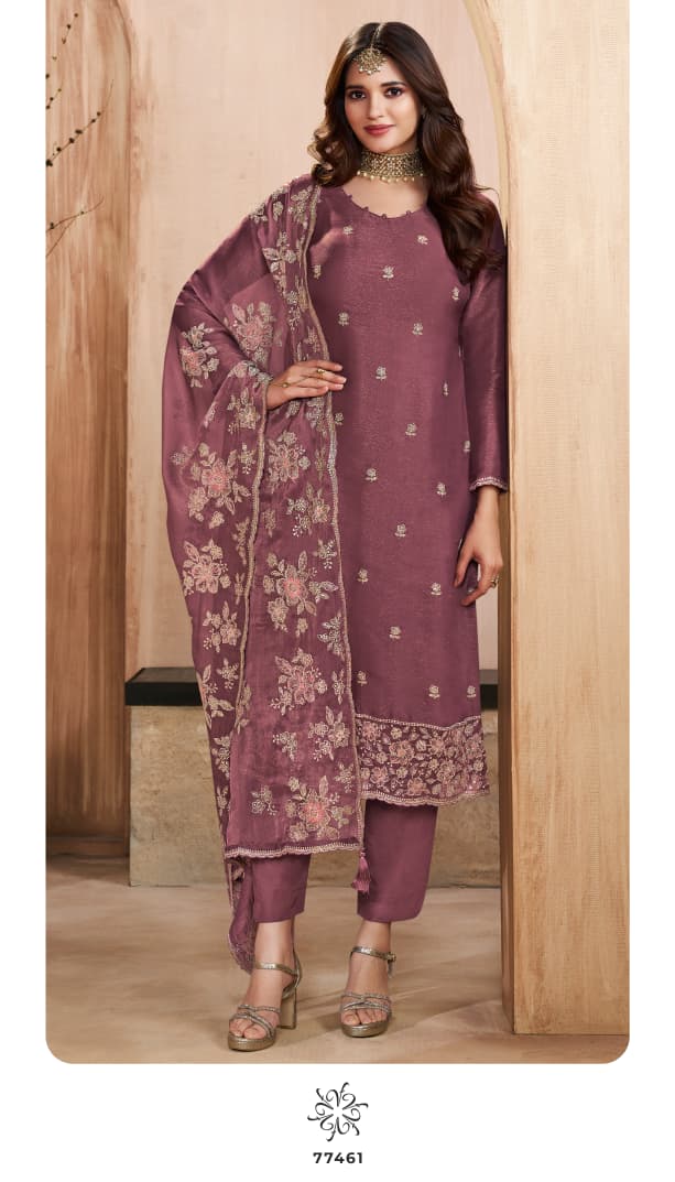 VINAY FASHION KULEESH TAAJ SERIES 77461 TO 77464 8