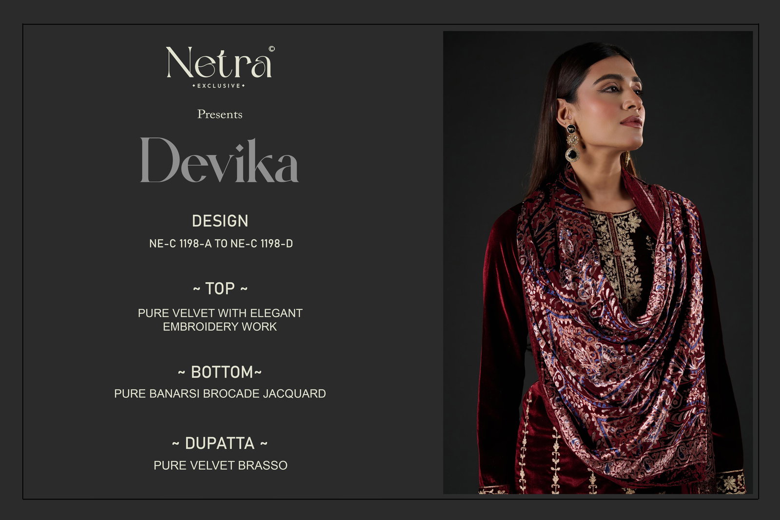 NETRA EXCLUSIVE DEVIKA SERIES 1198A TO 1198D 15