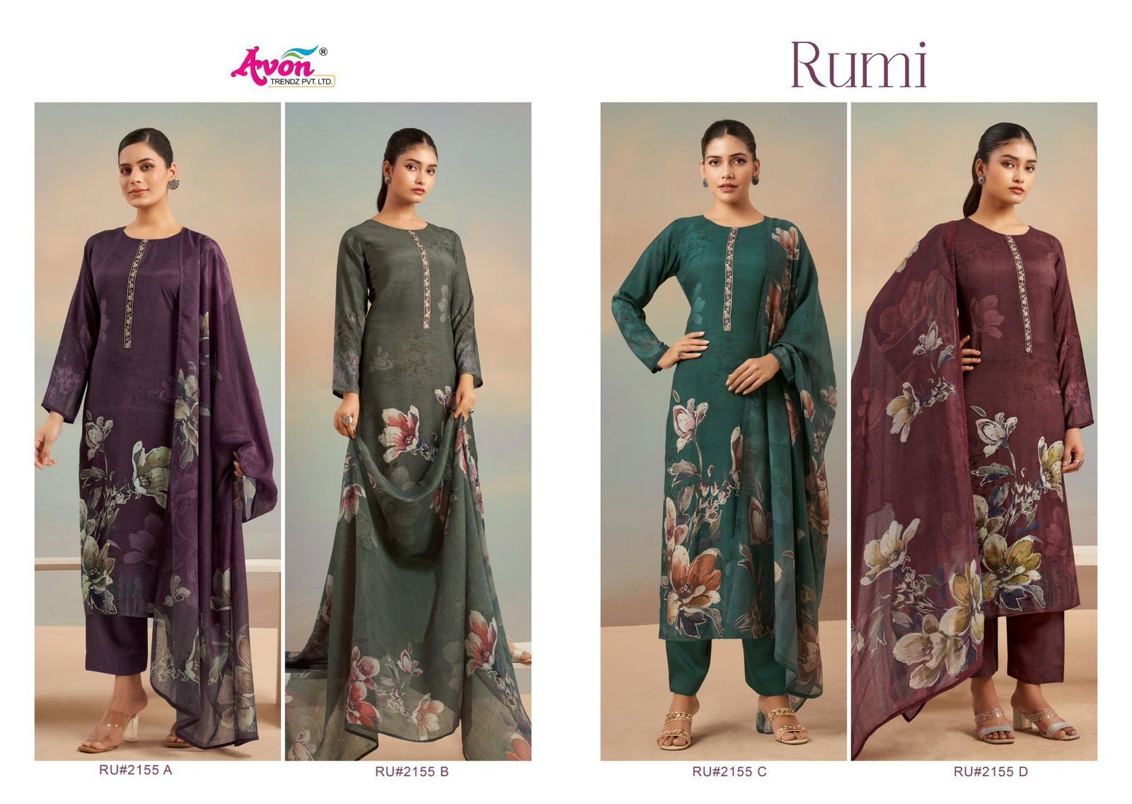 AVON TRENDZ RUMI SERIES RU 2155A TO 2155D 10