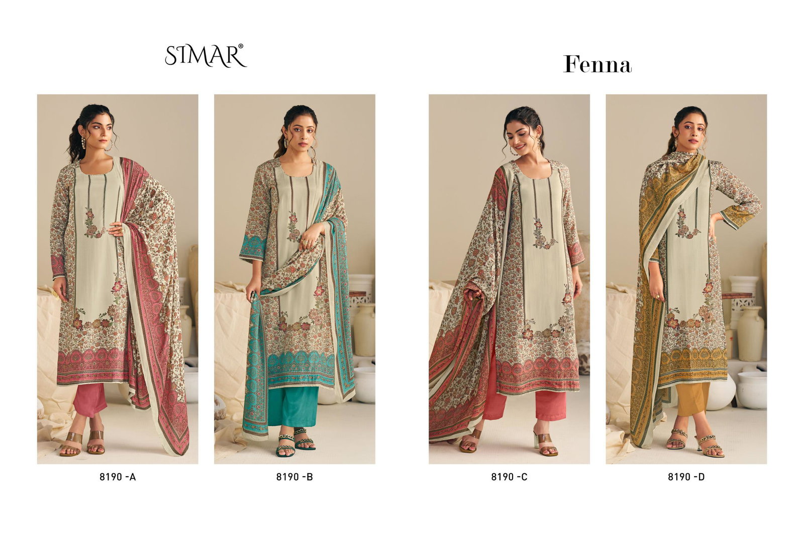 GLOSSY SIMAR FENNA SERIES 8190A TO 8190D 11