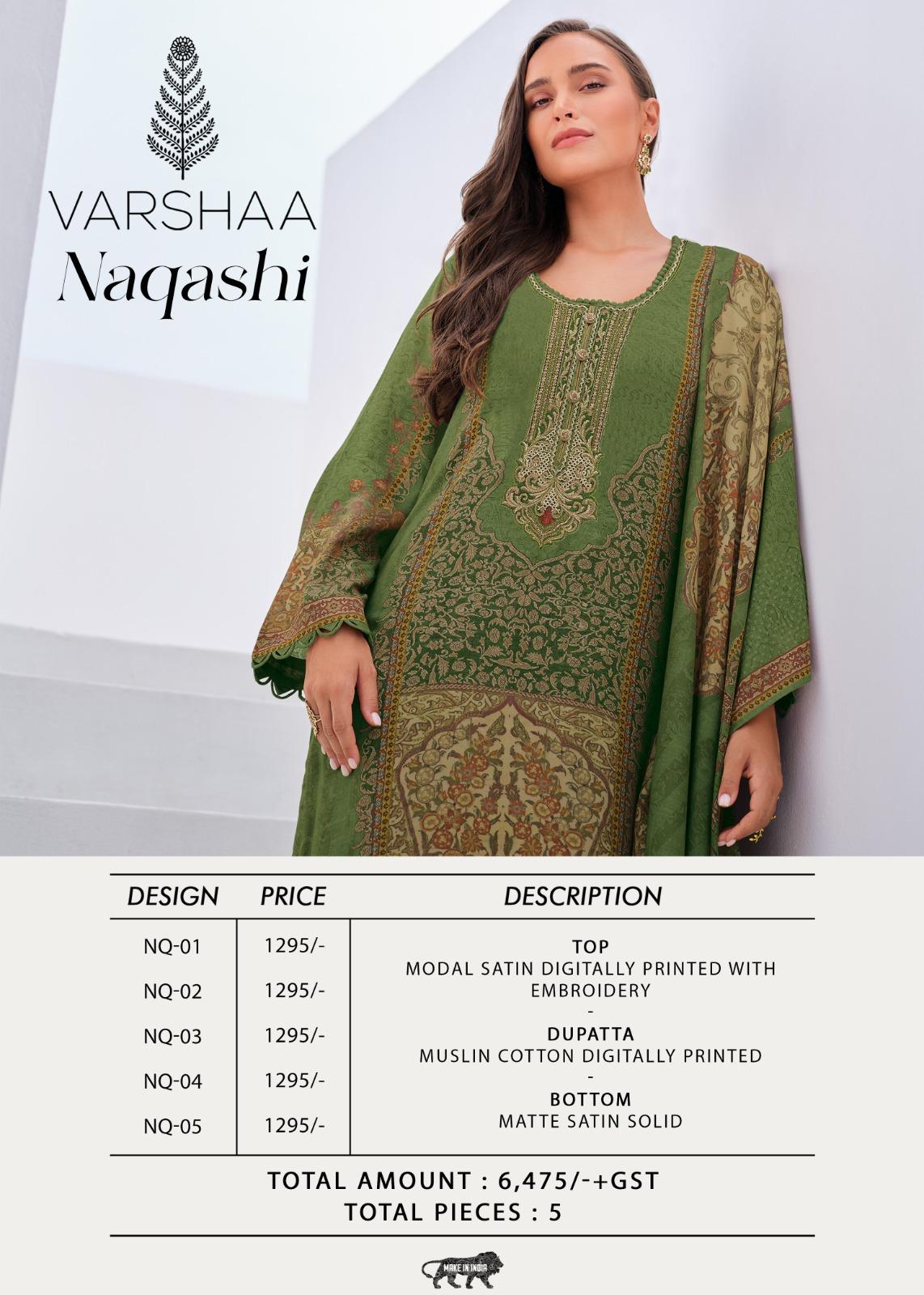 VARSHA NAQASHI SERIES NQ01 TO NQ05 8