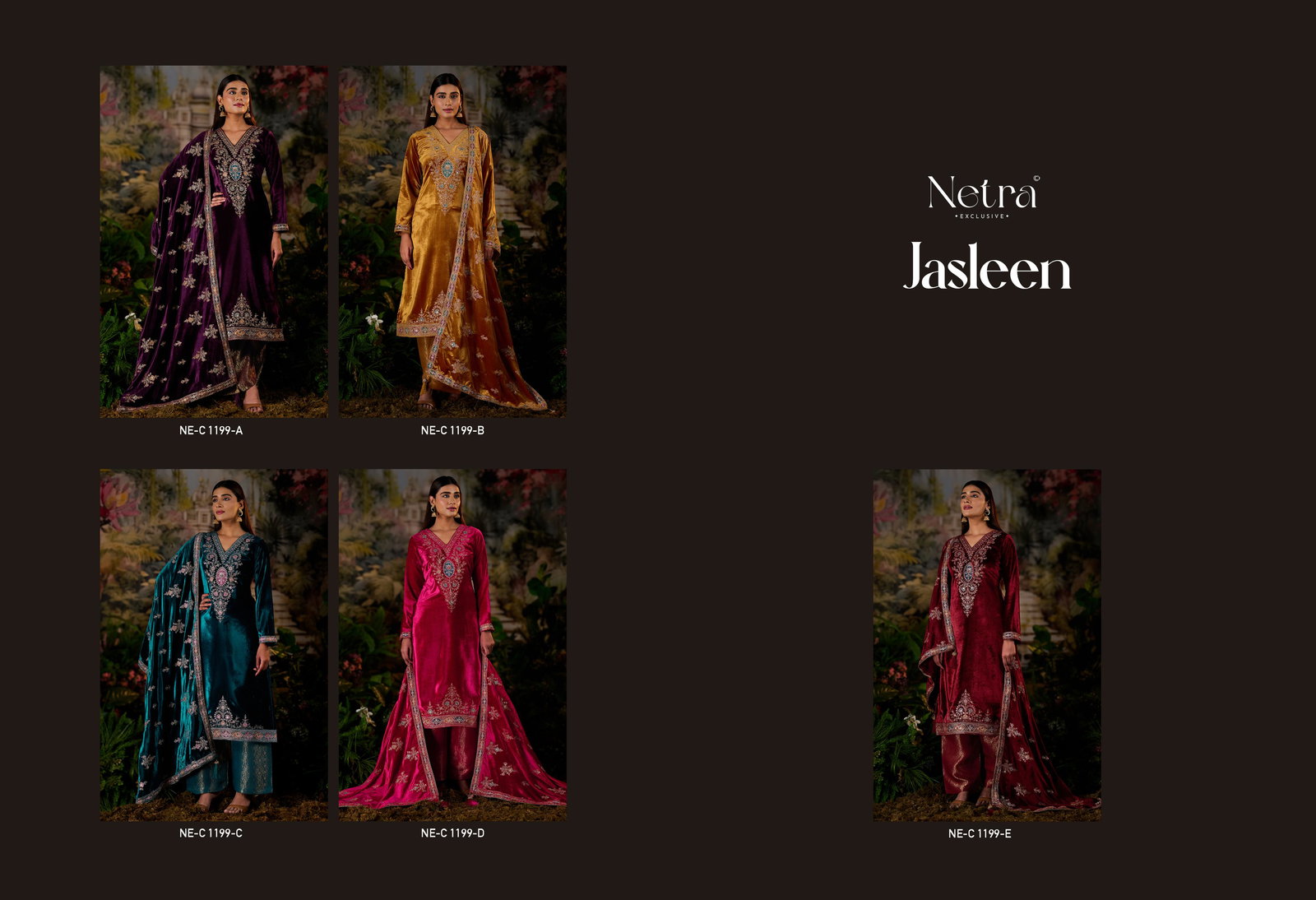 NETRA EXCLUSIVE JASLEEN SERIES 1199A TO 1199D 8