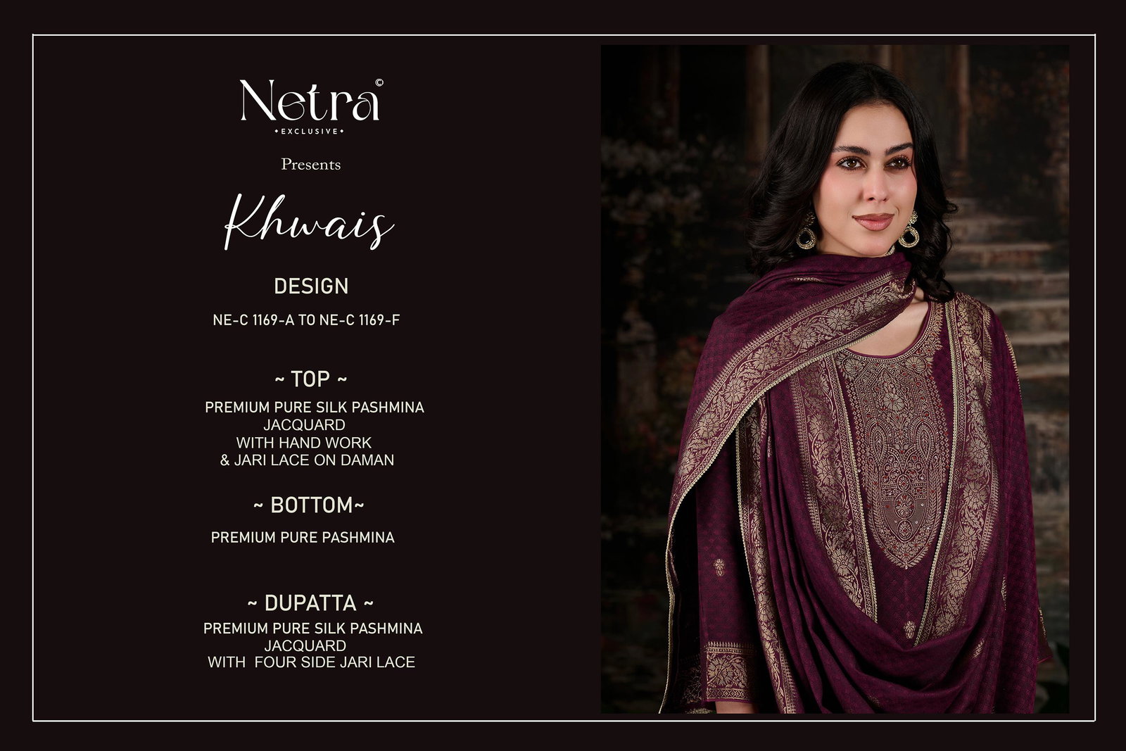 NETRA EXCLUSIVE KHWAIS SERIES 1169AA TO 1169D 10