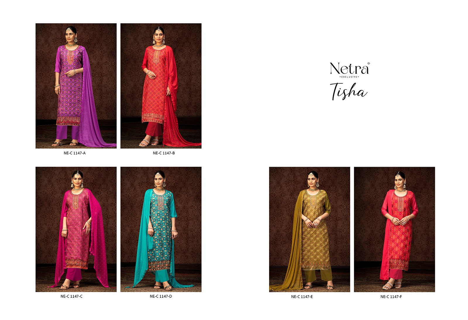 NETRA EXCLUSIVE TISHA SERIES NE-C1147A TO NE-C1147F 10