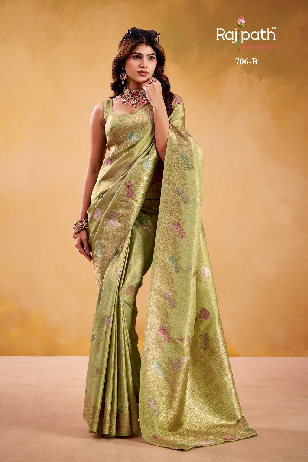 RAJPATH FABRICS-KORIAN SILK SERIES 706A TO 706E 6