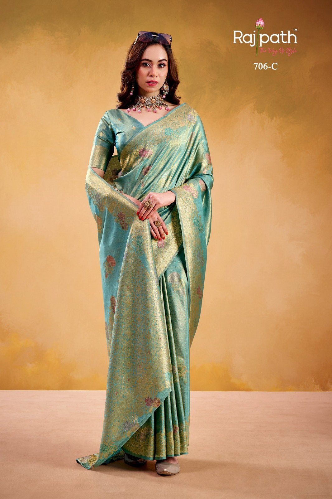 RAJPATH FABRICS-KORIAN SILK SERIES 706A TO 706E 3