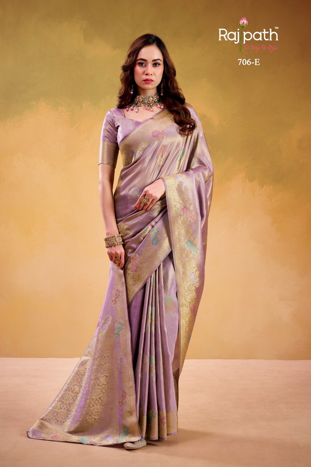 RAJPATH FABRICS-KORIAN SILK SERIES 706A TO 706E 5