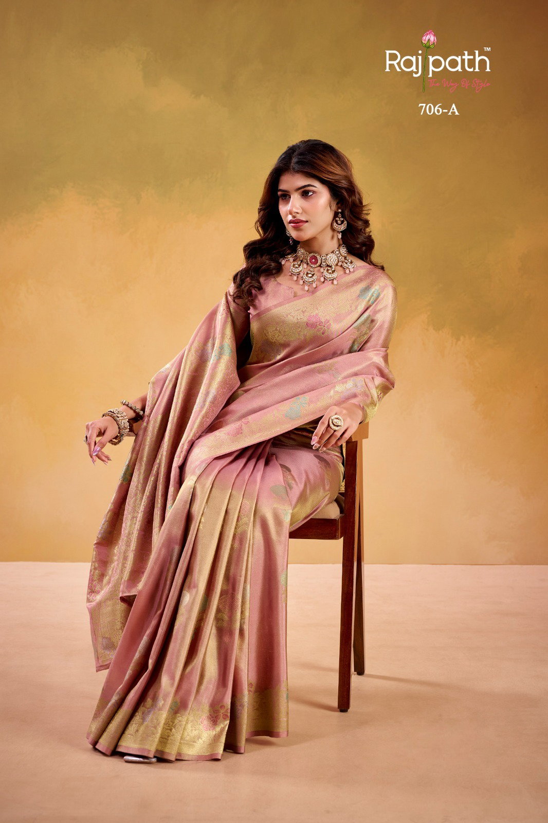 RAJPATH FABRICS-KORIAN SILK SERIES 706A TO 706E 1