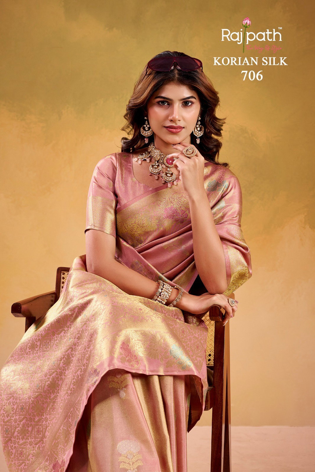 RAJPATH FABRICS-KORIAN SILK SERIES 706A TO 706E 7