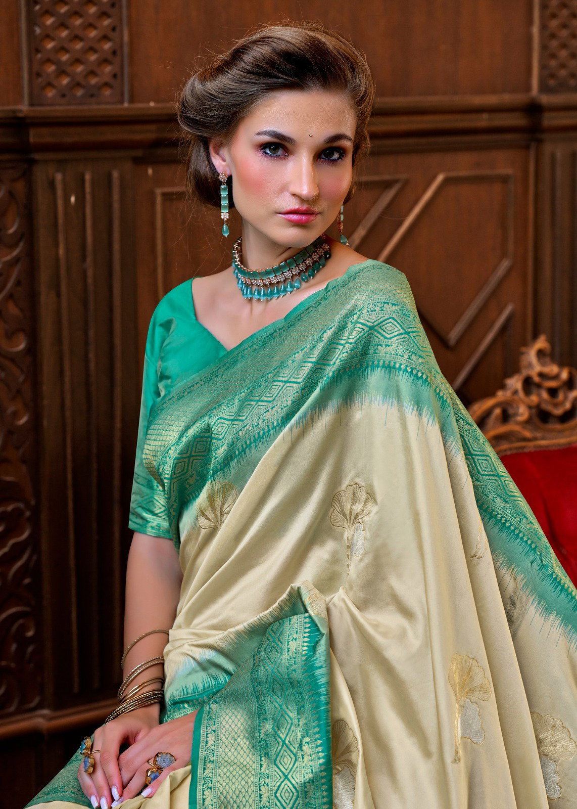 RAJPATH FABRICS- ROSE BERRY SILK SERIES 460001 TO 440006 20