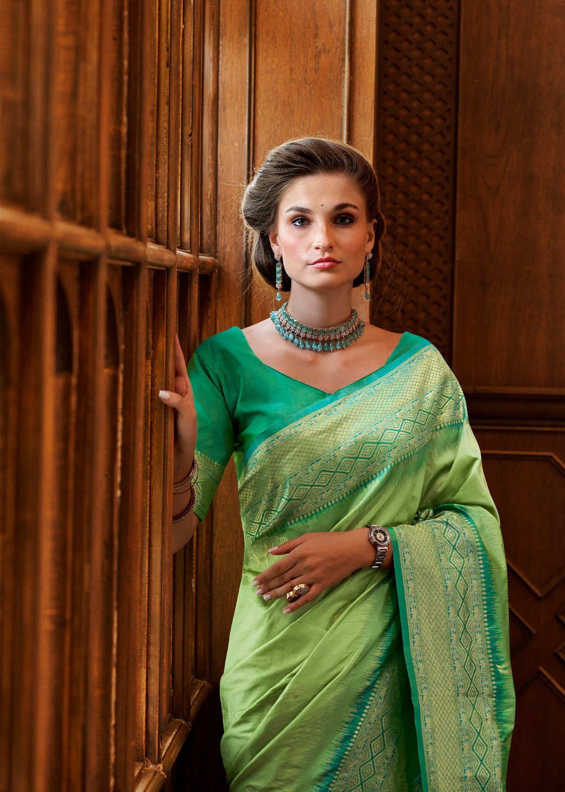 RAJPATH FABRICS- ROSE BERRY SILK SERIES 460001 TO 440006 10