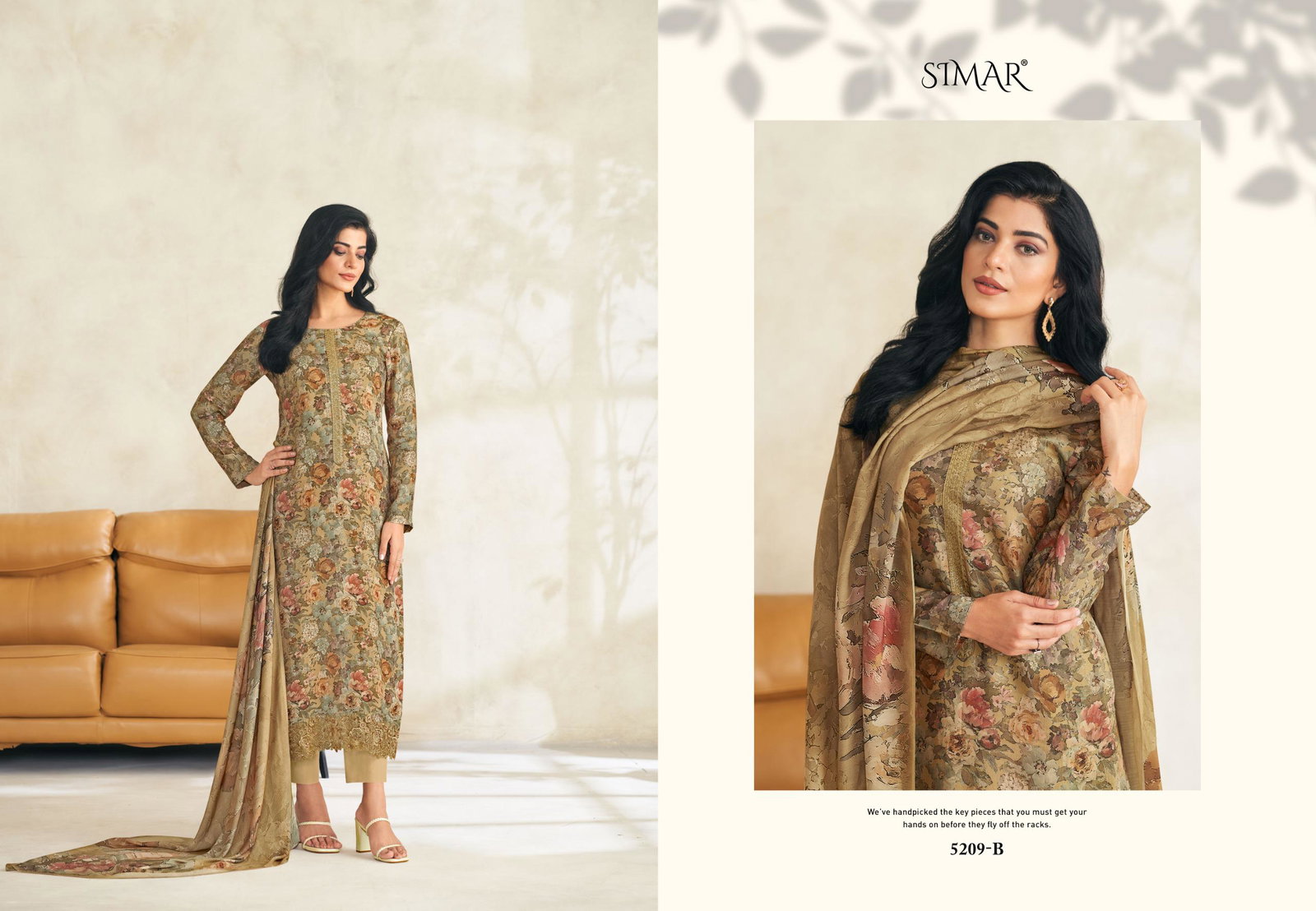 GLOSSY SIMAR HAMSAFAR SERIES 5209A TO 5209D 3