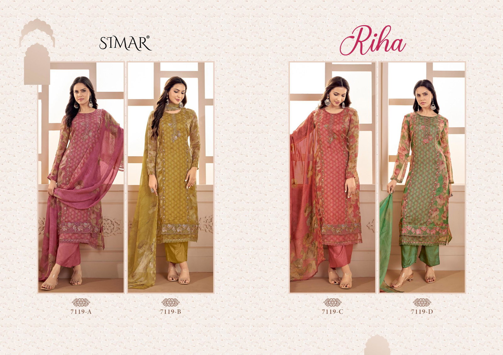 GLOSSY SIMAR RIHA SERIES 7119A TO 7119D 4