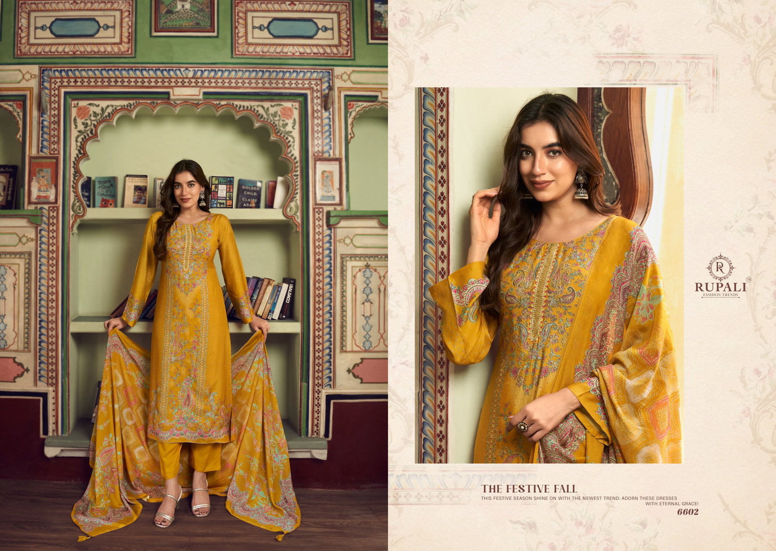 RUPALI FASHION TRENDZ SATNVIKA 6601-6604 SERIES SALWAR SUIT 6