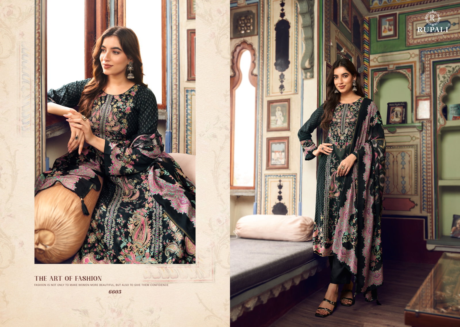 RUPALI FASHION TRENDZ SATNVIKA 6601-6604 SERIES SALWAR SUIT 5